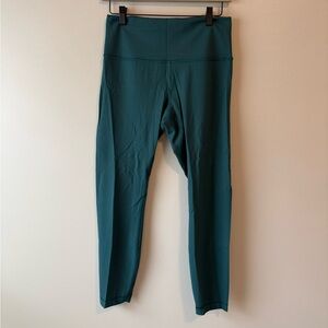 lululemon Wunder Train Leggings in Storm Teal